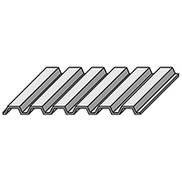 Type B (Wide Rib) Roof Metal Decking